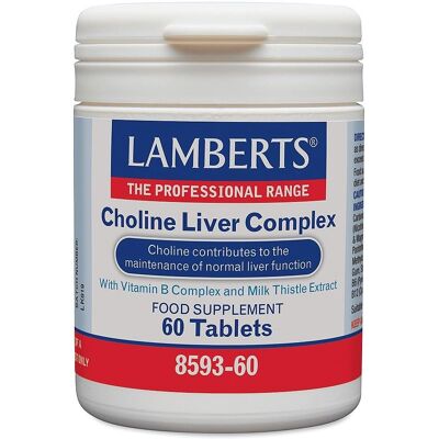 Lamberts Complexe Hépatique à la Choline - 60 Comprimés - Publicité Lamberts Complexe Hépatique à la Choline - 60 Comprimés - Publicité