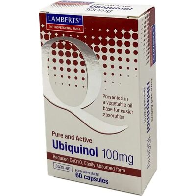 Lamberts Ubiquinol 100mg Reduziertes CoQ10 - Nahrungsergänzung Lamberts Ubiquinol 100mg Reduziertes CoQ10 - Nahrungsergänzung