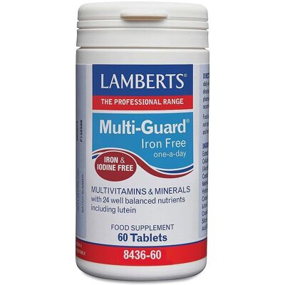 Lamberts Multi-Guard Eisenfrei 60 Tabletten Lamberts Multi-Guard Eisenfrei 60 Tabletten