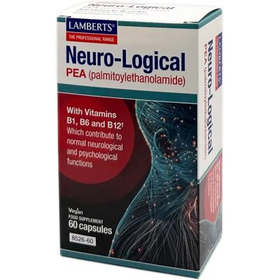 Lamberts Neuro-Logical PEA 60 Capsules - Supplement Lamberts Neuro-Logical PEA 60 Capsules - Supplement
