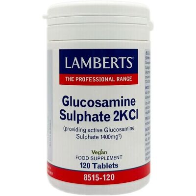 Lamberts Glucosamin Sulfat 2KCl - 120 Tabletten Lamberts Glucosamin Sulfat 2KCl - 120 Tabletten