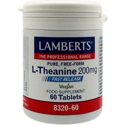 Lamberts L-Theanine 200mg - 60 Capsules - Supplements Lamberts L-Theanine 200mg - 60 Capsules - Supplements