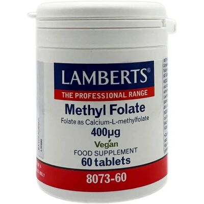 Lamberts Methyl Folate 400μg - 60 Tabletten - Nahrungsergänzung Lamberts Methyl Folate 400μg - 60 Tabletten - Nahrungsergänzung