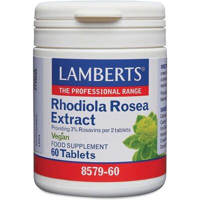 Lamberts Rhodiola Rosea - 60 x 500mg Tabletten Lamberts Rhodiola Rosea - 60 x 500mg Tabletten