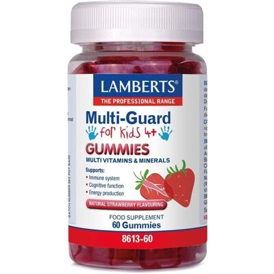 Lamberts Multi-Guard Kinder - Erdbeer Vitamine & Mineralien Lamberts Multi-Guard Kinder - Erdbeer Vitamine & Mineralien