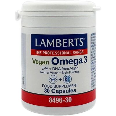 Lamberts Ômega 3 Vegano - Suplemento Lamberts Ômega 3 Vegano - Suplemento