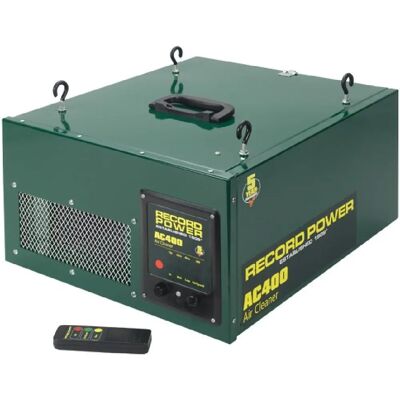 Record Power AC400 Air Filter - Two-Stage, Remote, 113m³ Workshop Record Power AC400 Air Filter - Two-Stage, Remote, 113m³ Workshop