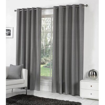 Rideaux en coton Fusion Sorbonne Charcoal - Rideaux Rideaux en coton Fusion Sorbonne Charcoal - Rideaux