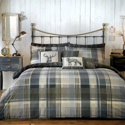 Dreams & Drapes Connolly Check Set Copripiumino in Cotone King Dreams & Drapes Connolly Check Set Copripiumino in Cotone King