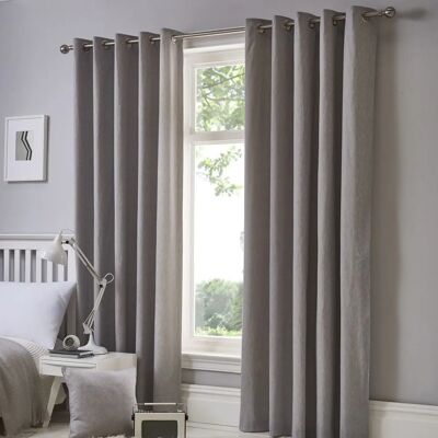 Tende in cotone argento Fusion Sorbonne - Tipo di tenda Tende in cotone argento Fusion Sorbonne - Tipo di tenda