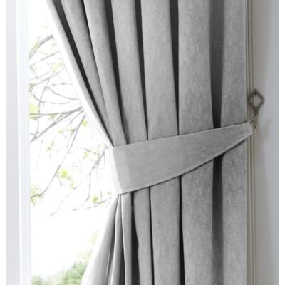 Fusion Dijon Silver Curtain Tiebacks - Unisex Fusion Dijon Silver Curtain Tiebacks - Unisex