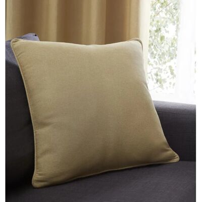 Fusion Sorbonne Mustard 100% Cotton Cushion - Cushion Fusion Sorbonne Mustard 100% Cotton Cushion - Cushion