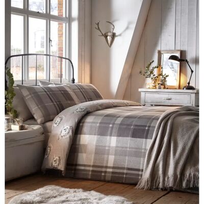 Dreams & Drapes Colville Padronagem Xadrez Jogo de Cama Cinza Dreams & Drapes Colville Padronagem Xadrez Jogo de Cama Cinza