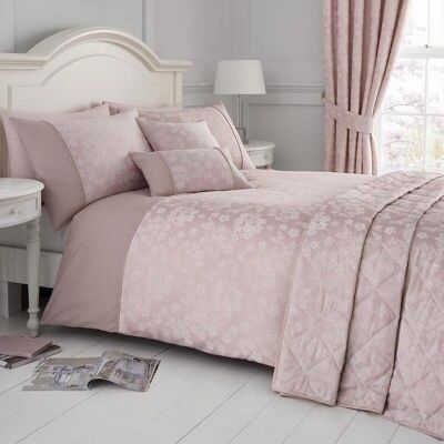 Dreams & Drapes Blossom Rose Tissu Jacquard Housse de Couette - Ensemble de Parures Dreams & Drapes Blossom Rose Tissu Jacquard Housse de Couette - Ensemble de Parures