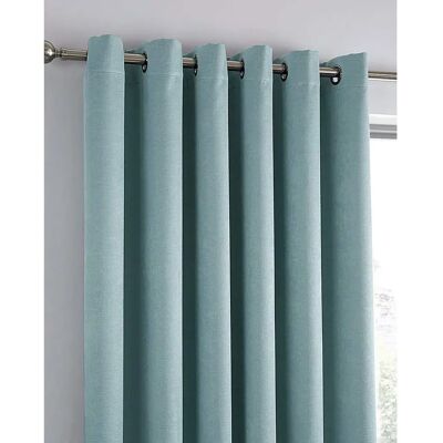 Tende Fusion 'Strata' in colore blu uovo duck, completamente foderate - Tende Tende Fusion 'Strata' in colore blu uovo duck, completamente foderate - Tende