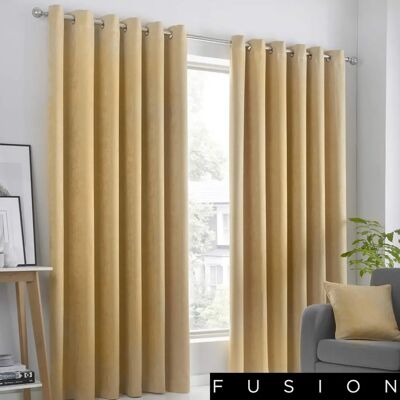 Fusion Strata Senf Vollgefütterte Dimout Vorhänge - Vorhänge Fusion Strata Senf Vollgefütterte Dimout Vorhänge - Vorhänge