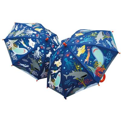 FLOSS & ROCK - Deep Color Changing Sea Umbrella - Umbrella FLOSS & ROCK - Deep Color Changing Sea Umbrella - Umbrella
