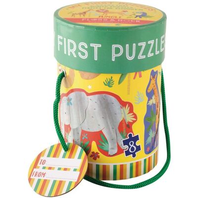 Floss & Rock - Moje Pierwsze Puzzle - Dżungla 3-8 Elementów Floss & Rock - Moje Pierwsze Puzzle - Dżungla 3-8 Elementów