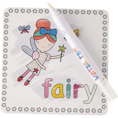 FLOSS & ROCK Regenbogen Fee Wasserstift & Karten - 40P3604 FLOSS & ROCK Regenbogen Fee Wasserstift & Karten - 40P3604