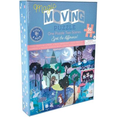 Floss & Rock: 50 pz. Magic Moving Puzzle - Enchanted - Publicité Floss & Rock: 50 pz. Magic Moving Puzzle - Enchanted - Publicité