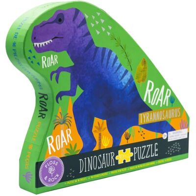 Floss & Rock T-rex Jigsaw Puzzle - 40 Piece - Educational Toy Floss & Rock T-rex Jigsaw Puzzle - 40 Piece - Educational Toy