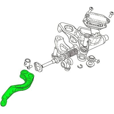 Leva del freno Hope Race Evo nero - Brake Lever Leva del freno Hope Race Evo nero - Brake Lever