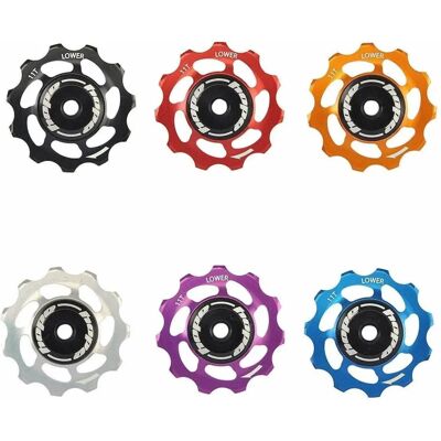 Hope 11 Tooth Red Jockey Wheels - Pair - Bike Component Hope 11 Tooth Red Jockey Wheels - Pair - Bike Component