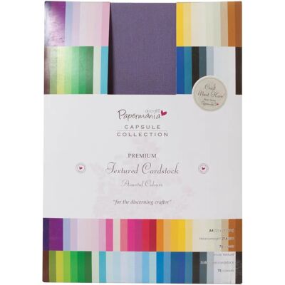 Docrafts Papermania A4 Premium Textured Cardstock - 75 Sheets Docrafts Papermania A4 Premium Textured Cardstock - 75 Sheets