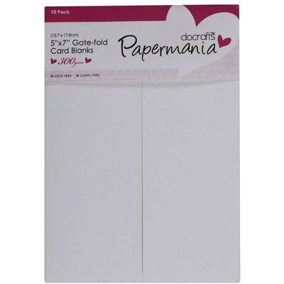 Papermania Cartes & Enveloppes Pliage Porte 5x7 Pouces Blanc - Cartes & Enveloppes - Publicité Papermania Cartes & Enveloppes Pliage Porte 5x7 Pouces Blanc - Cartes & Enveloppes - Publicité