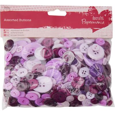 Papermania 250 g, Boutons triés - fournitures d'artisanat Papermania 250 g, Boutons triés - fournitures d'artisanat