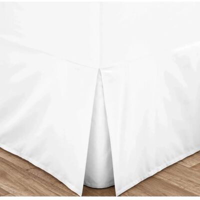Catherine Lansfield Easy Iron Percale White Single Valance Sheet - Valance Sheet Catherine Lansfield Easy Iron Percale White Single Valance Sheet - Valance Sheet