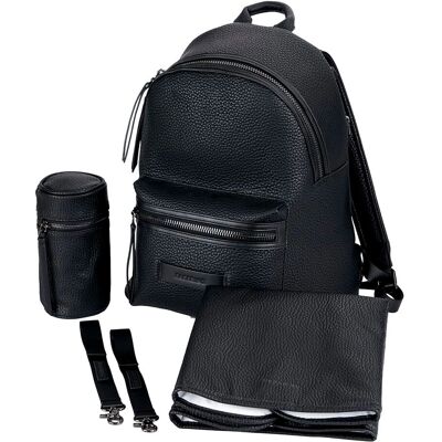 Bababing Luca Tumbled Vegan Leather Backpack Changing Bag - Typ Výměny Bababing Luca Tumbled Vegan Leather Backpack Changing Bag - Typ Výměny