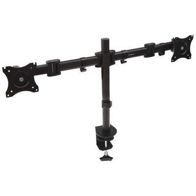 Proper Dual Arm Monitor Mount - 19-27 inch, Black, Tilt & Swivel Proper Dual Arm Monitor Mount - 19-27 inch, Black, Tilt & Swivel