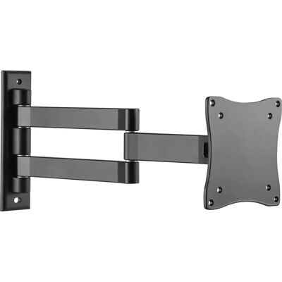 ProperAV Heavy Duty Swing Arm Tilt & Swivel 13-28" TV Bracket - TV Wall Mount ProperAV Heavy Duty Swing Arm Tilt & Swivel 13-28" TV Bracket - TV Wall Mount