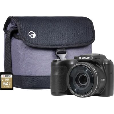 Kodak - PIXPRO AZ255 - 32GB SD - Case - Camera Kodak - PIXPRO AZ255 - 32GB SD - Case - Camera