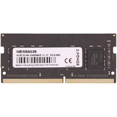 2-Power MEM5503S Module Mémoire 8GB DDR4 - Module Mémoire - Publicité 2-Power MEM5503S Module Mémoire 8GB DDR4 - Module Mémoire - Publicité
