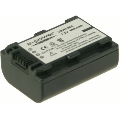 2-Power VBI9700A Kameraakku - Lithium-Ion Batteri 2-Power VBI9700A Kameraakku - Lithium-Ion Batteri