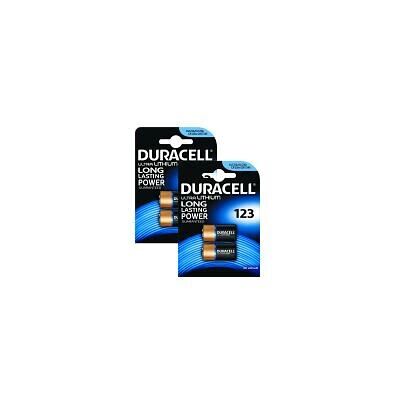 Duracell DL123/CR123A Lithium Batterie - 4er Pack, 1400 mAh Duracell DL123/CR123A Lithium Batterie - 4er Pack, 1400 mAh