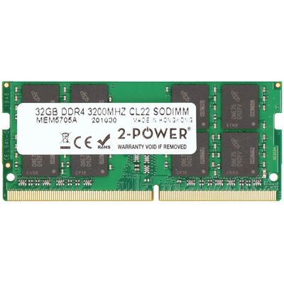 2-Power MEM5705A - 32GB DDR4 Speicher 2-Power MEM5705A - 32GB DDR4 Speicher