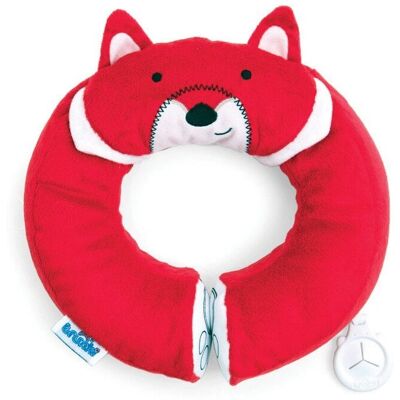 Trunki - Yondi Fox Felix - Czarny - Czerwony - Poduszka podróżna Trunki - Yondi Fox Felix - Czarny - Czerwony - Poduszka podróżna