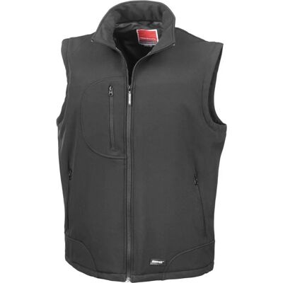 Result R123A Softshell Bodywarmer - Schwarz Result R123A Softshell Bodywarmer - Schwarz