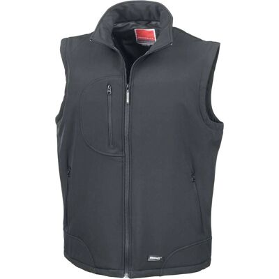 Result Schwarzer Softshell Bodywarmer R123A - Softshell Bodywarmer Result Schwarzer Softshell Bodywarmer R123A - Softshell Bodywarmer