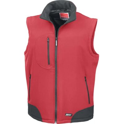 Result Gilet softshell - R123A - Haute Élasticité - Imperméable - Publicité Result Gilet softshell - R123A - Haute Élasticité - Imperméable - Publicité