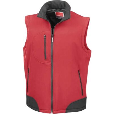 Result Bodywarmer Softshell - Rosso/Nero - L - Bodywarmer Result Bodywarmer Softshell - Rosso/Nero - L - Bodywarmer