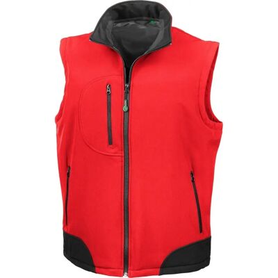 Result Softshell Bodywarmer R123A - Rosso/Nero M - Softshell Bodywarmer Result Softshell Bodywarmer R123A - Rosso/Nero M - Softshell Bodywarmer