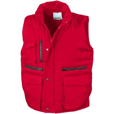 Work-Guard R127A Gilet rouge - Bodywarmer - Publicité Work-Guard R127A Gilet rouge - Bodywarmer - Publicité