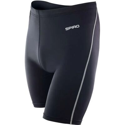 Spiro Schwarz S250M Leichte Bodyfit Shorts - Shorts Spiro Schwarz S250M Leichte Bodyfit Shorts - Shorts