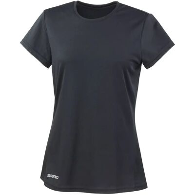 Spiro Black Quick Dry T-Shirt S253F - T-shirt Spiro Black Quick Dry T-Shirt S253F - T-shirt