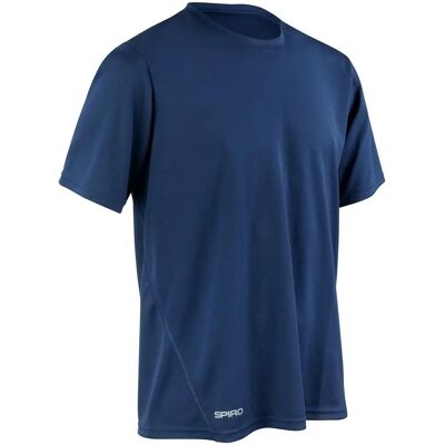 Spiro Navy S253M Hurtigtørrende T-shirt Spiro Navy S253M Hurtigtørrende T-shirt