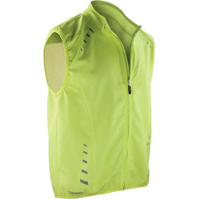 SPIRO Rt259 Gilet Sportif Neon Lime - Gilet - Publicité SPIRO Rt259 Gilet Sportif Neon Lime - Gilet - Publicité